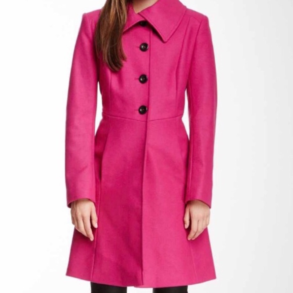Nicole Miller Women’s Coat, Size 8, Magenta